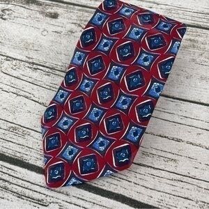 Vintage Editions by Van Heusen Mens silk Tie art